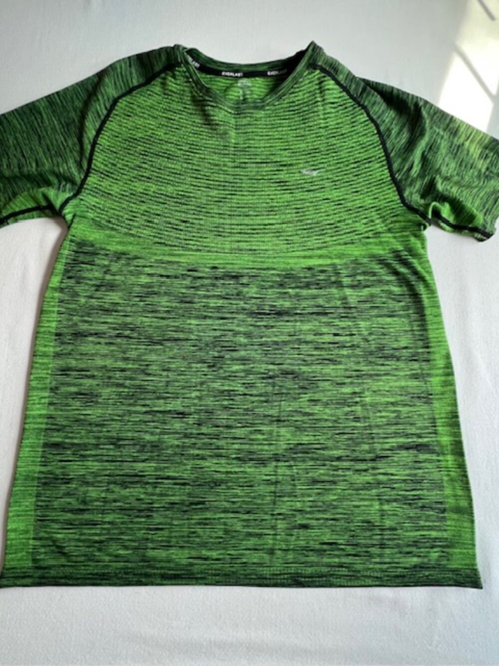 Everlast Active T-Shirt Mens XL Green Good Space Dye Seamless Training Tee